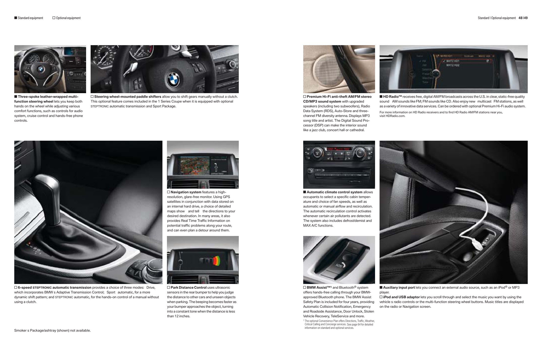 2010 BMW 1-Series Coupe Brochure Page 17